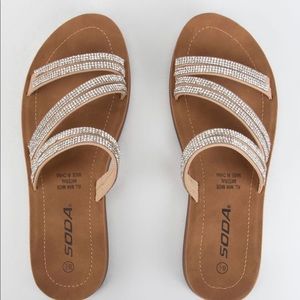 rhinestone sandals